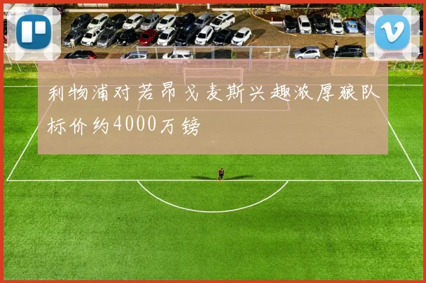 利物浦对若昂戈麦斯兴趣浓厚狼队标价约4000万镑